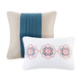 Intelligent Design Tamira Multi Reversible Quilt Set with Throw Pillows