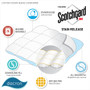 True North by Sleep Philosophy Northfield White Cotton Twill Stain Release Down Blend Comforter