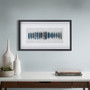 INK+IVY Cerulean Stones Blue Framed Blue Agate Shadowbox Wall Decor Panel