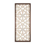 Madison Park Damask Wood Panel Wood Two-tone Geometric Wall Decor