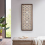 Madison Park Damask Wood Panel Wood Two-tone Geometric Wall Decor