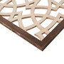 Madison Park Damask Wood Panel Wood Two-tone Geometric Wall Decor