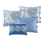 Madison Park Tangiers Blue 6 Piece Reversible Daybed Cover Set