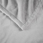 True North by Sleep Philosophy Plush Heated Grey Throw with Built-In Control