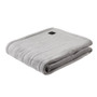 True North by Sleep Philosophy Plush Heated Grey Throw with Built-In Control