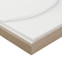 INK+IVY Paths Collide Off-White Textured Framed Carved Resin Dimensional Wall D??cor
