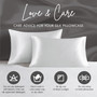Madison Park 25MM Black 100% Mulberry Single Pillowcase