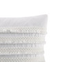 INK+IVY Daria Ivory Cotton Oblong Pillow
