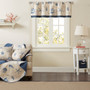 Madison Park Bayside Navy Printed Valance