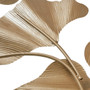 Madison Park Faye Gold Gold Foil Metal Ginkgo Leaf Wall Decor