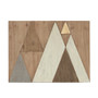 INK+IVY Ranger Natural Layered Triangles Wood Wall Decor