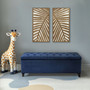 Madison Park Birch Palms Dark Brown Two-tone 2-piece Wood Panel Wall Decor Set