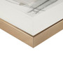Madison Park Abstract Reveal Neutral Framed Glass and Gallery Matted Wall Art