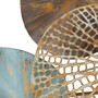 Madison Park Lenzie Multi Multi-colored Lily Pad Leaves 2-piece Metal Wall Decor Set
