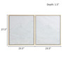 INK+IVY Desert Serenity Ivory Hand Embellished Abstract 2-piece Framed Canvas Wall Art Set