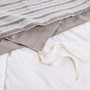 Madison Park Taylor Natural 3 Piece Clipped Jacquard Duvet Cover Set