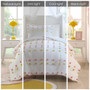 Mi Zone Kids Cora Pink Multi Pompom Clip Jacquard Duvet Cover Set