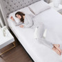 Sleep Philosophy Memory Foam White Knee Pillow