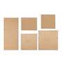 Madison Park Blue Bliss Natural Abstract 5-piece Gallery Framed Canvas Wall Art Set