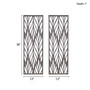 Madison Park Florian Reclaimed Grey Grey Laser Cut Wood 2-piece Panel Wall Decor Set
