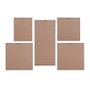 Madison Park Blue Horizon Blue Multi 5-piece Gallery Framed Canvas Wall Art Set
