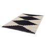 Madison Park Amanda Black/Ivory Black & Ivory Modern Area Rug