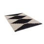 Madison Park Amanda Black/Ivory Black & Ivory Modern Area Rug