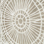 INK+IVY Henna Off-White Framed Medallion Rice Paper Shadow Box Wall Decor