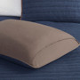 Madison Park Franklin Navy 3 Piece Crinkled Microfiber Quilt Set