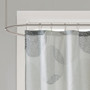 Madison Park Essentials Knowles Grey Shower Curtain