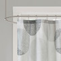Madison Park Essentials Knowles Grey Shower Curtain