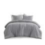 Urban Habitat Bentley Grey-Blue 3 Piece Matelasse Jacquard Comforter Set