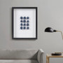 INK+IVY Indigo Shells Blue Framed Sea Urchin Shadow Box Wall Decor