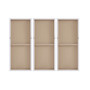 Madison Park Twilight Mystere Blush/Grey Hand Embellished 3-Piece Canvas Wall Art Set