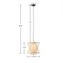 INK+IVY Aria Natural Geometric Bamboo Pendant