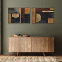 INK+IVY Jeweled Geo Multi Hand-Embellished Abstract 2-Piece Framed Canvas Wall Art Set