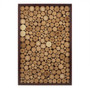 INK+IVY Topi Natural Natural Wood Slice Mosaic Wall Decor