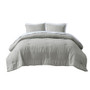 Madison Park Essentials Nimbus Grey 5 Piece Comforter Set with Bed Sheets