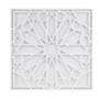 Madison Park Boho Notion White White Medallion Wood Wall Decor