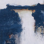 INK+IVY Blue Drift Multi Abstract 5-piece Gallery Framed Canvas Wall Art Set