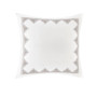 INK+IVY Isla White Cotton Embroidered Euro Sham