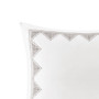INK+IVY Isla White Cotton Embroidered Euro Sham