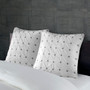INK+IVY Jane White Embroidered Euro Sham