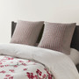 N Natori Cherry Blossom Grey Euro Sham
