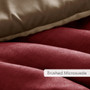 Comfort Spaces Boulder Stripe Pieced Faux Suede Comforter Set