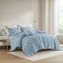 Comfort Spaces Bailey Diamond Pucker Woven Comforter Set