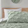 Comfort Spaces Bailey Diamond Pucker Woven Comforter Set