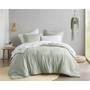 Comfort Spaces Camden Chambray Print Microfiber Comforter Set with Bed Sheets
