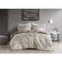 Comfort Spaces Maca Textured Print Reversible Comforter Set
