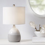 510 Design Driggs Ivory/Grey Ceramic Textured Table Lamp